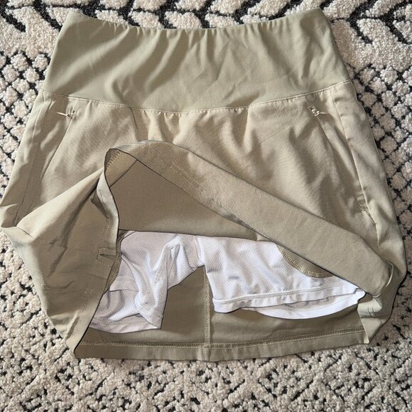 G Gradual Golf Skorts for Women with Pockets High Waisted KHAKI X-SMALL - Picture 6 of 13